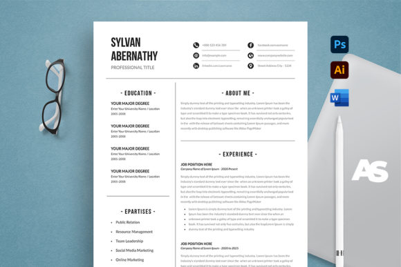 Download Minimalist Resume Template Word - Resume template Collection